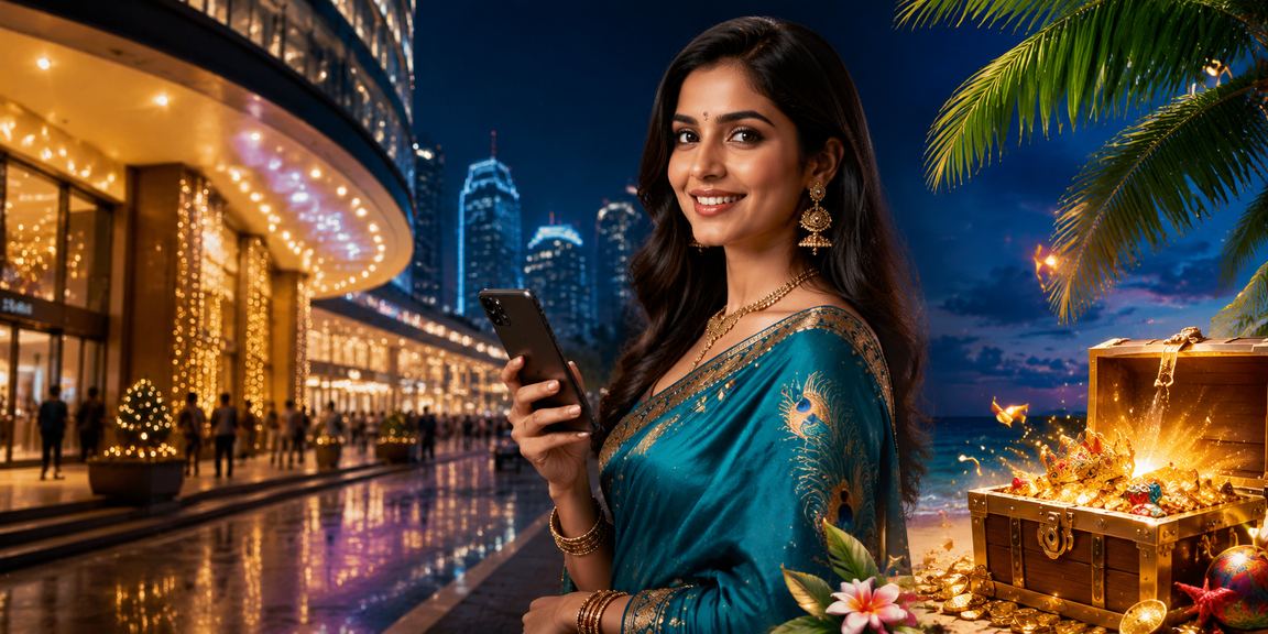 Responsible gaming concept with attentive player using mobile casino app